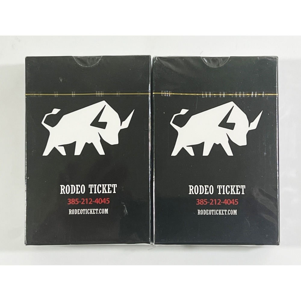 LOT OF 2 Rodeo Ticket‎ Playing Cards